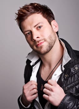 men hairstyling