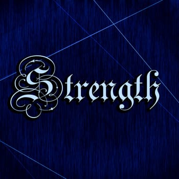 Decorative writing (Strength)