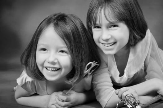 Portrait of sisters