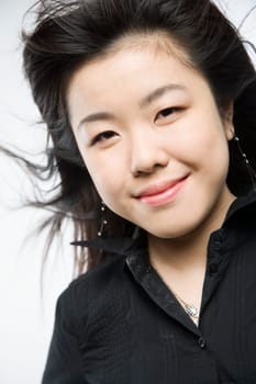 Portrait of a woman smiling