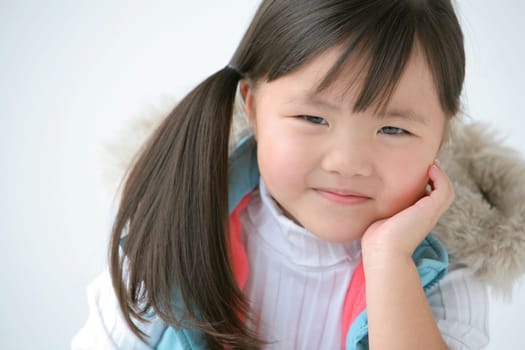 Portrait of a young girl