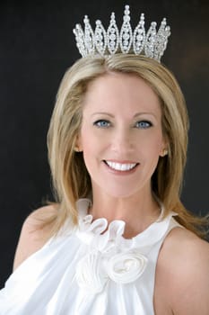 Beauty queen with crown