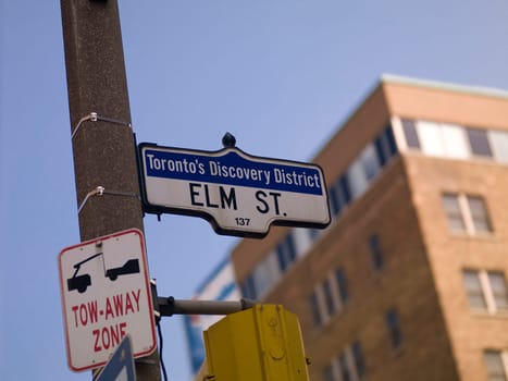 Street signs, Toronto, Ontario, Canada