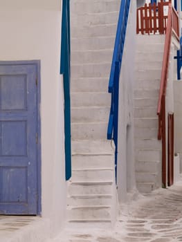 Stairways, Mykonos, Greece