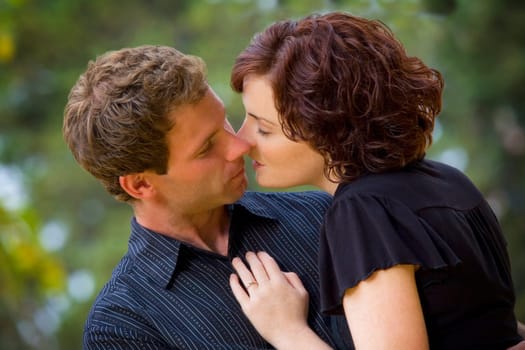 Couple kissing