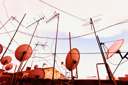 TV aerials and satellite dishes TV aerials and satellite dishes