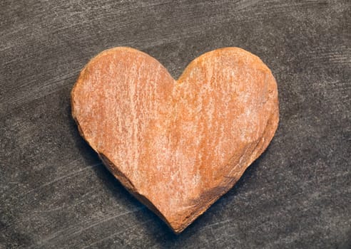 Heart made of stone