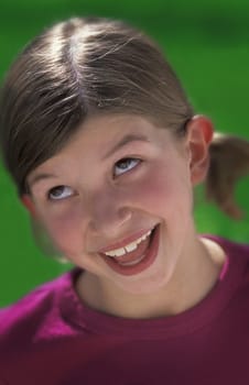 Girl rolls her eyes