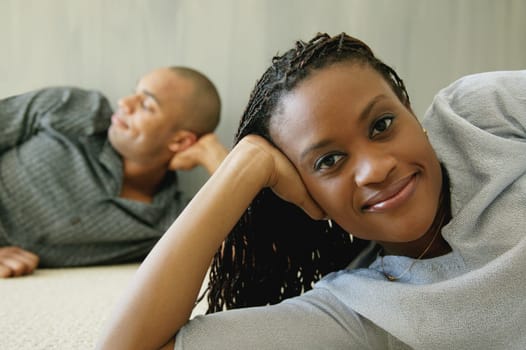 Couple relaxing