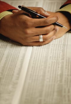 Hands on paper