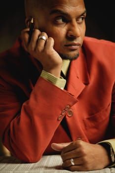 Businessman thinking