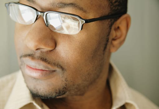 Man with glasses