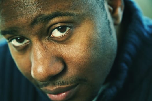 Man with brown eyes