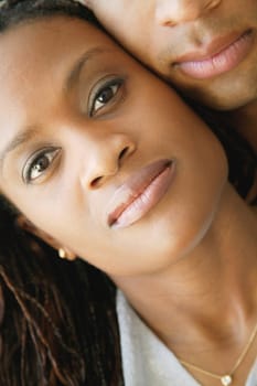Closeup of a couple