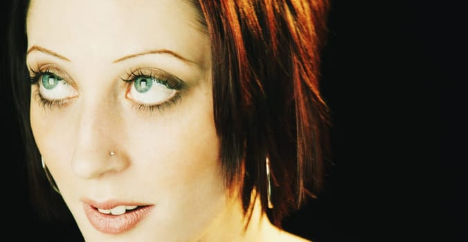 Attractive red head