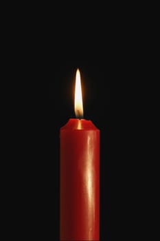 A burning candle