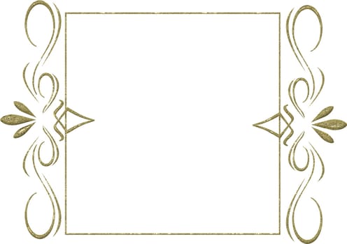 Gold-plated frame - text box