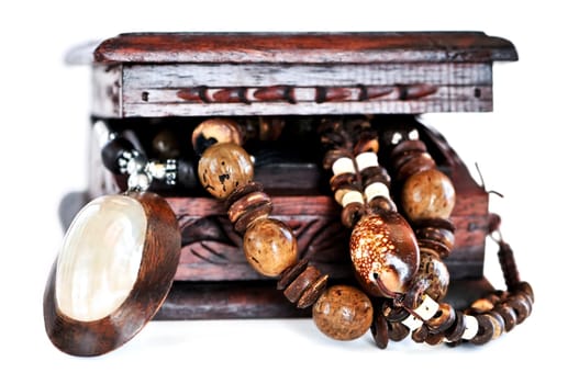 Wooden jewelry box