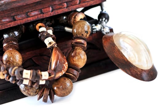 Wooden jewelry box
