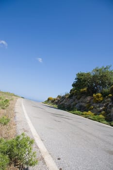 Highway in Crete