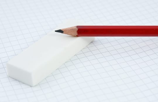 Pencil with eraser