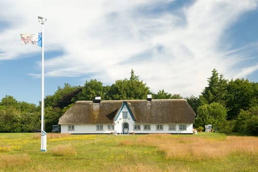House with thatched roof