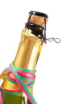 Detail of champagne cork