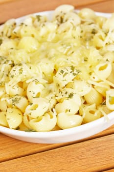 Italian pasta with cheese
