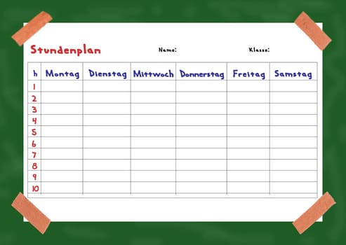 Timetable