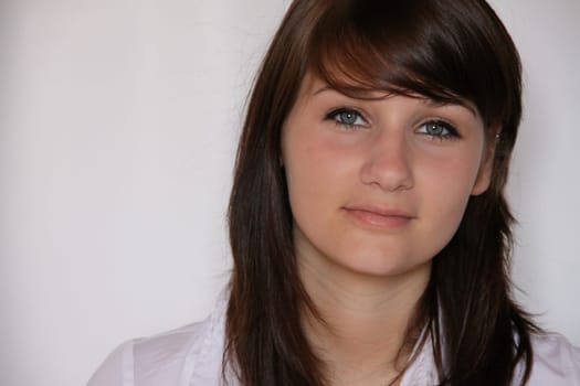 pensive young woman