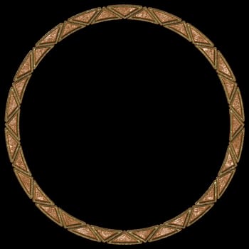 Gold-Plated Frame - Round