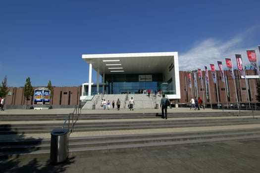 Main entrance to the Cologne Trade Fair