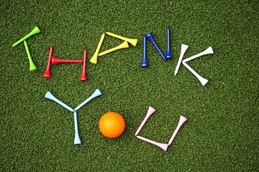 golf ball thank you