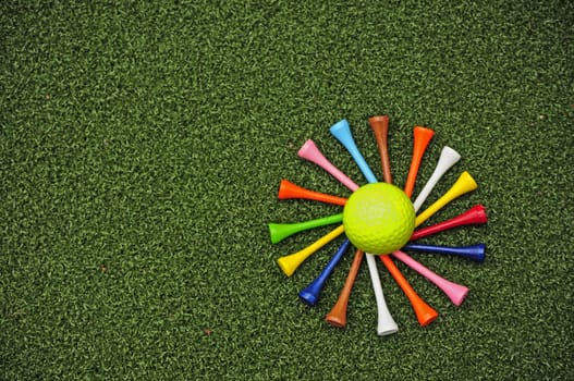 golf tee spiral