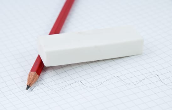Pencil with eraser