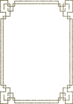 Gold-plated frame - modern