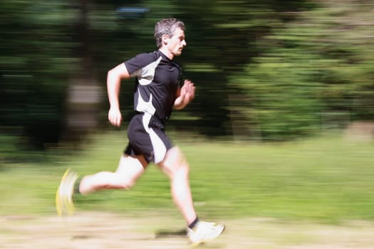 running