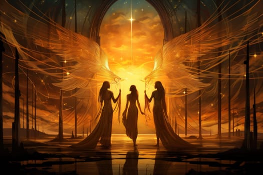In the realm of fantasy, celestial beings captivate with their ethereal presence. These radiant creatures, adorned with wings of pure light, embody grace and purity.