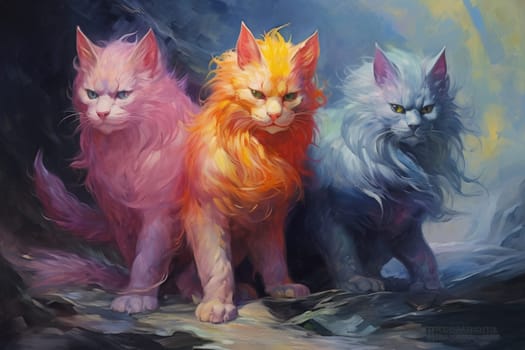 Witness the power and majesty of the ferocious thundercats in this captivating illustration crafted by a professional visual artist.
