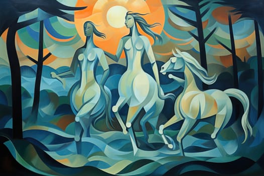 Embark on a mystical journey where elusive centaurs, with their ethereal grace, gallop through moonlit meadows.
