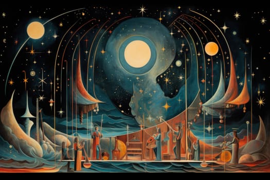 In the realm of fantasy, celestial harpists are ethereal beings whose music transcends the mortal plane and reaches the celestial realms.