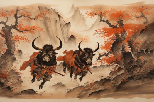 Enter a world of myth and legend where ferocious minotaurs, half-human and half-bull, reign supreme.