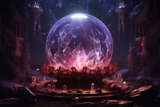 Immerse yourself in the realm of magic with this captivating illustration by a professional visual artist.