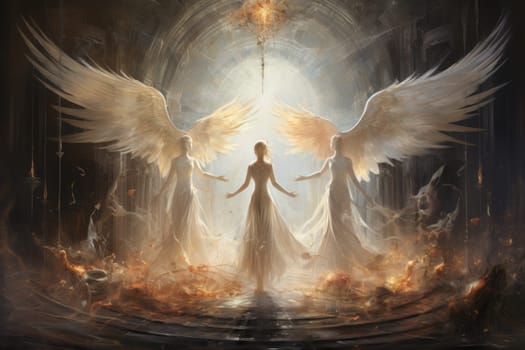 In the realm of fantasy, celestial beings captivate with their ethereal presence. These radiant creatures, adorned with wings of pure light, embody grace and purity.