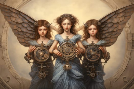 Step into a world where fantasy and mechanics intertwine, and witness the marvel of clockwork fairies.