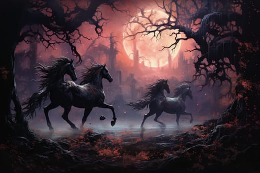 Embark on a mystical journey where elusive centaurs, with their ethereal grace, gallop through moonlit meadows.
