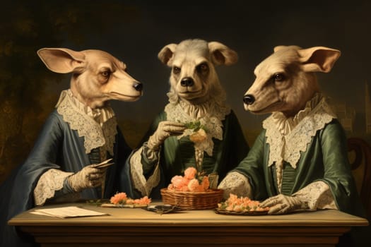 Enter a whimsical world where charming talking animals, with their enchanting voices and wisdom, offer sage advice to those in need.