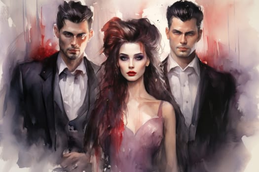 Step into a world where hauntingly beautiful vampires captivate with their ethereal allure.