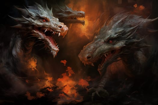 Enter the realm of fantasy and behold the mighty fire-breathing drakes, smaller yet equally formidable relatives of dragons.
