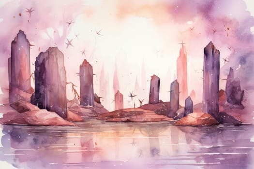 Deep within the realms of fantasy, harmonious singing stones lie, their mystical nature revealed when struck.